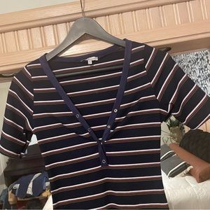 Ribbed Bodycon Tomboy Dress